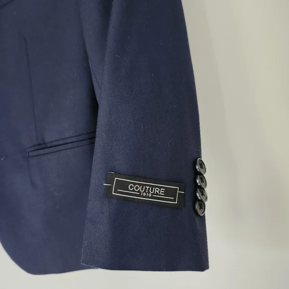 FABIAN Couture 1910 BOY’s Power Stretch Suit Separates in Navy Blue BLAZER Sz 6B - Picture 2 of 10